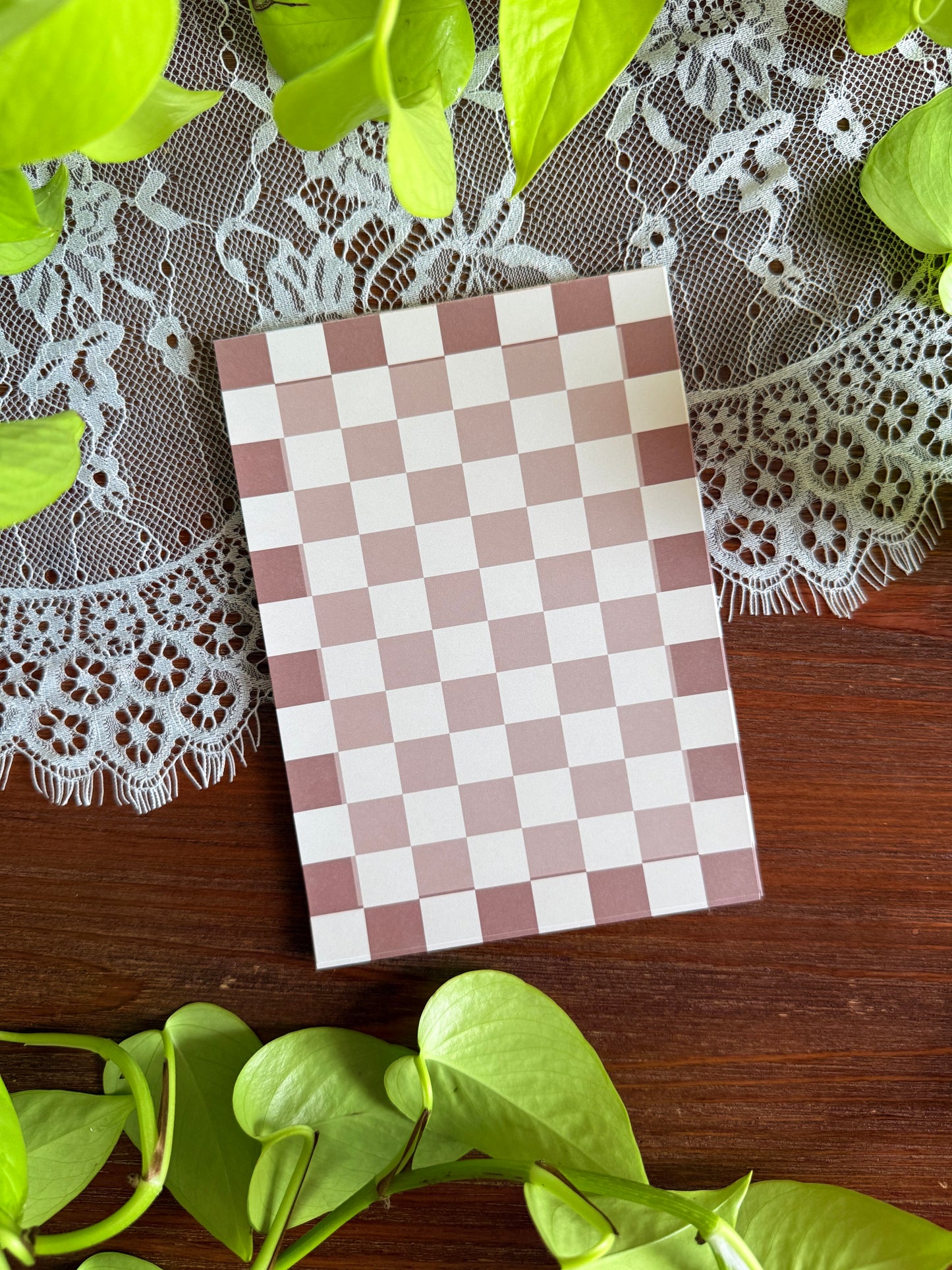 Checkered Notepad