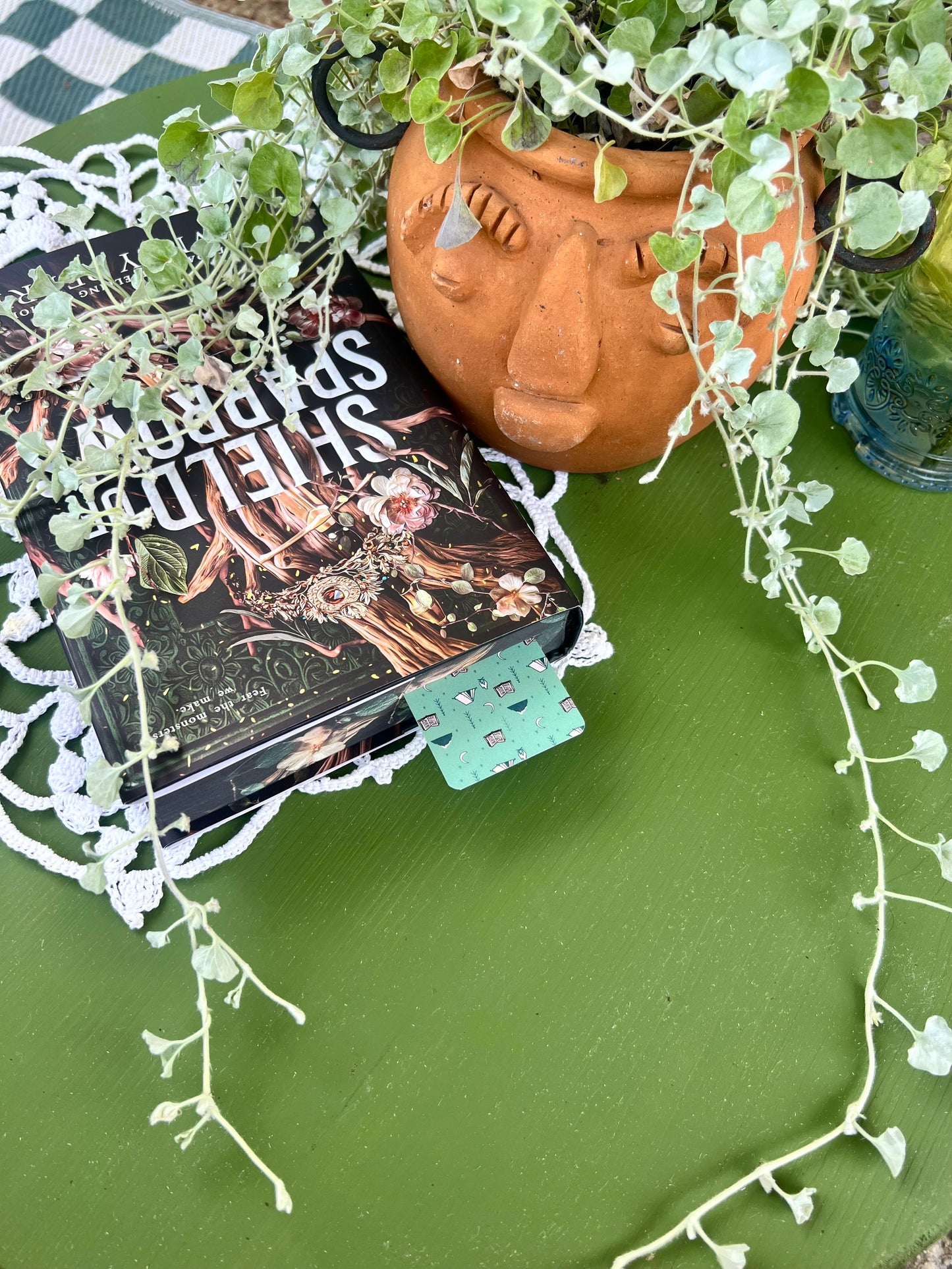 Camping and Reading Bookmark