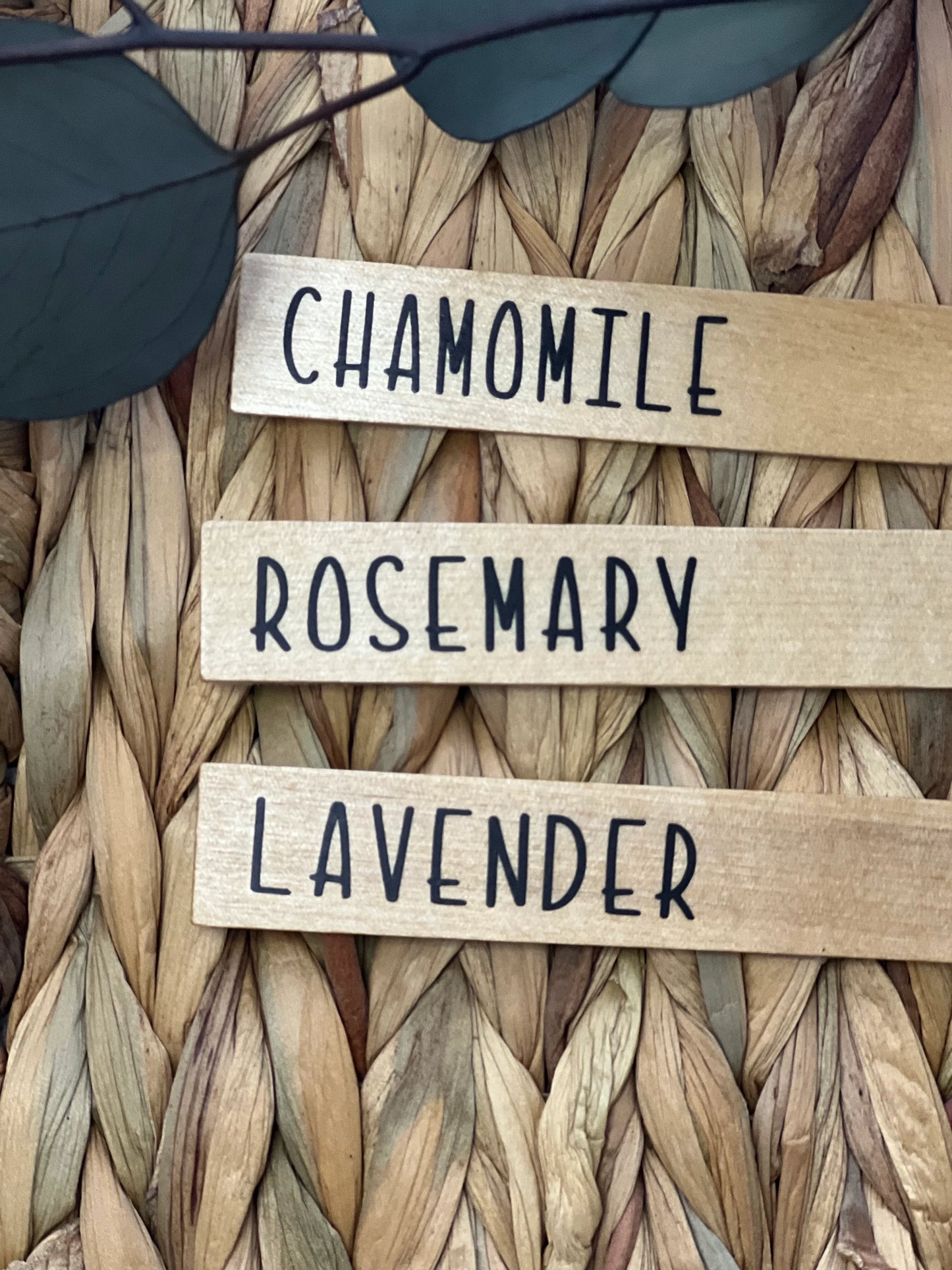 Herb Name Plant Markers