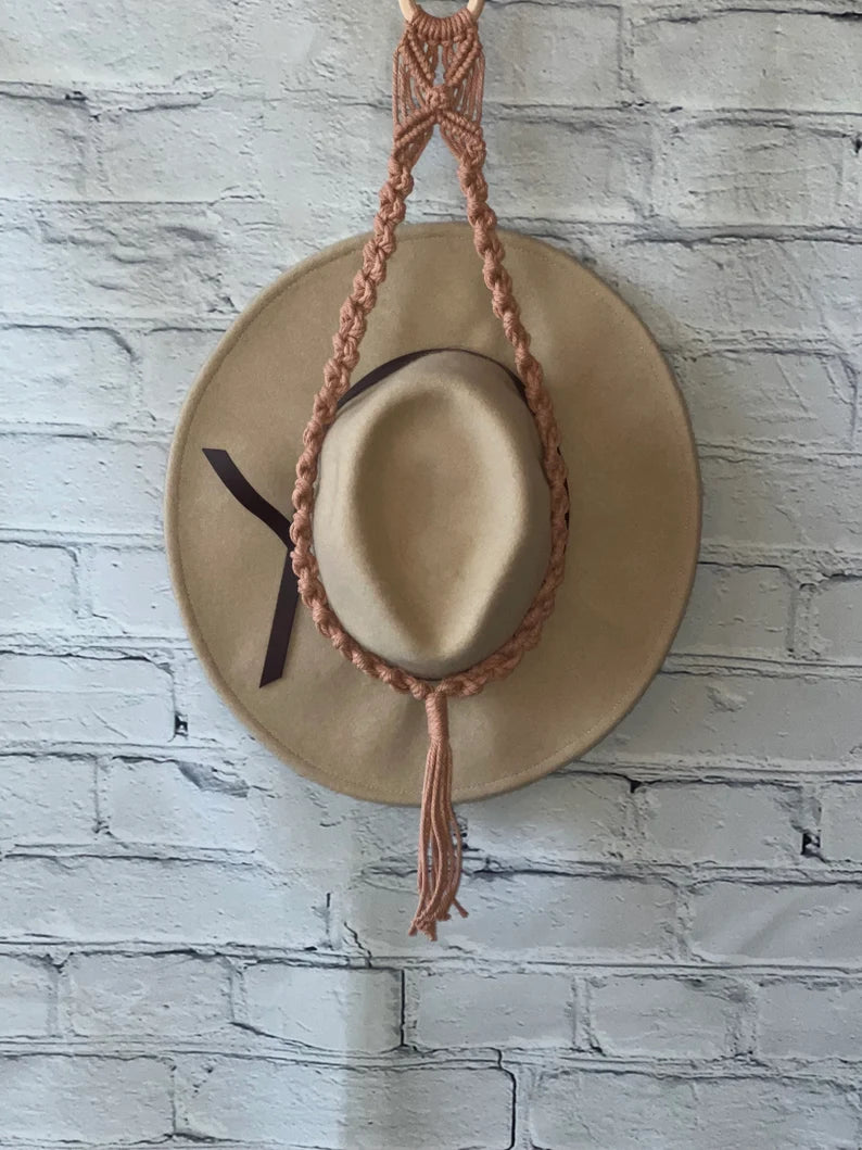 Macrame Hat Hanger