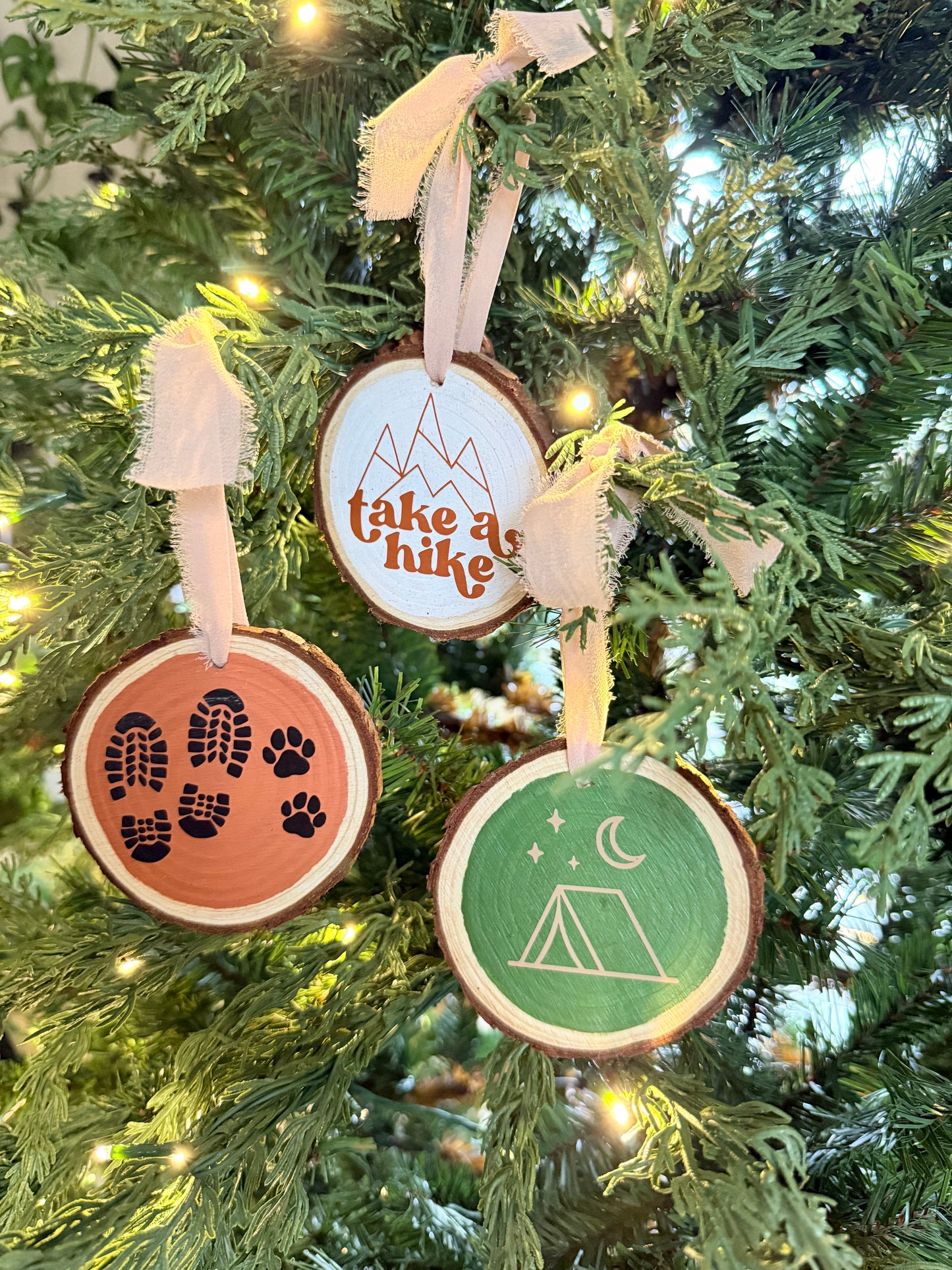 Adventure Lover Christmas Wooden Ornaments