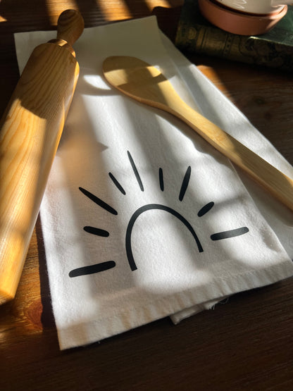Boho Half Sun Tea Towel