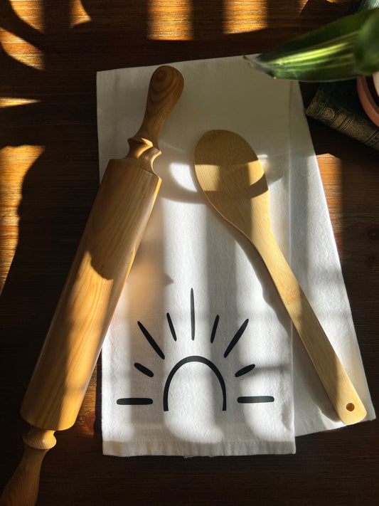 Boho Half Sun Tea Towel