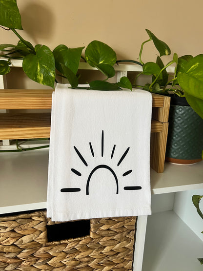 Boho Half Sun Tea Towel