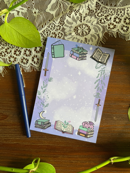 Fantasy Bookish Notepad
