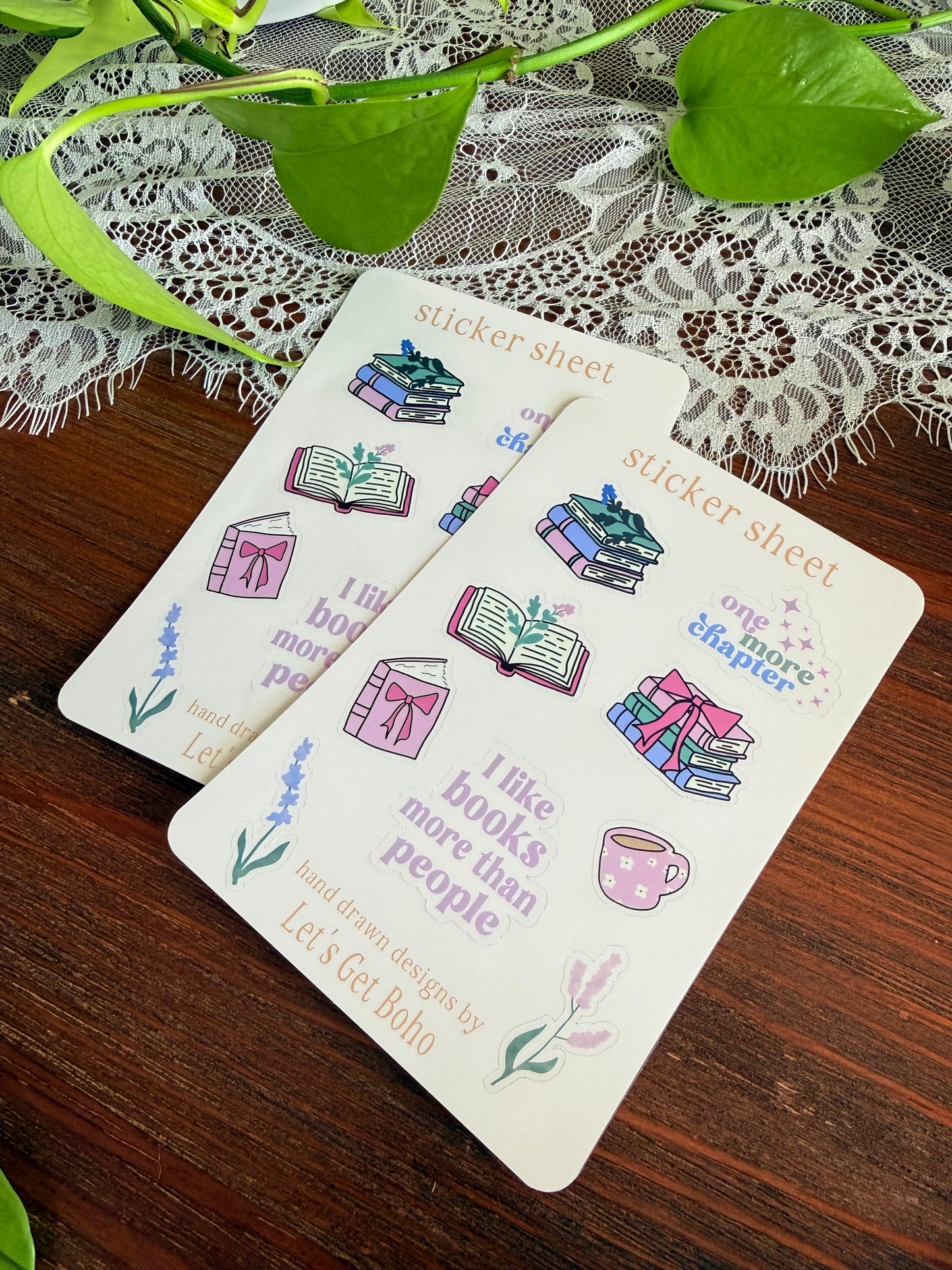 Bookish Sticker Sheet