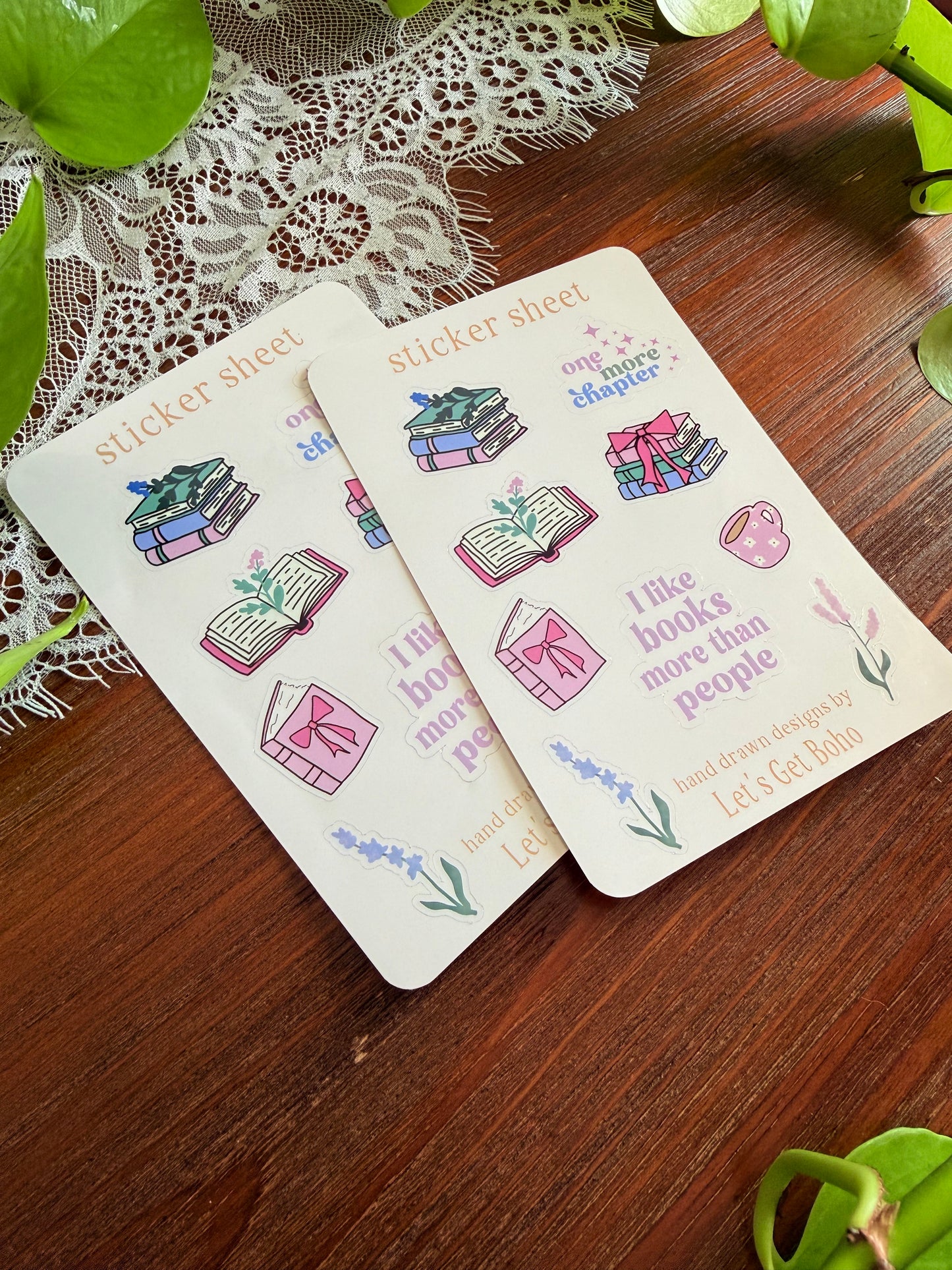 Bookish Sticker Sheet