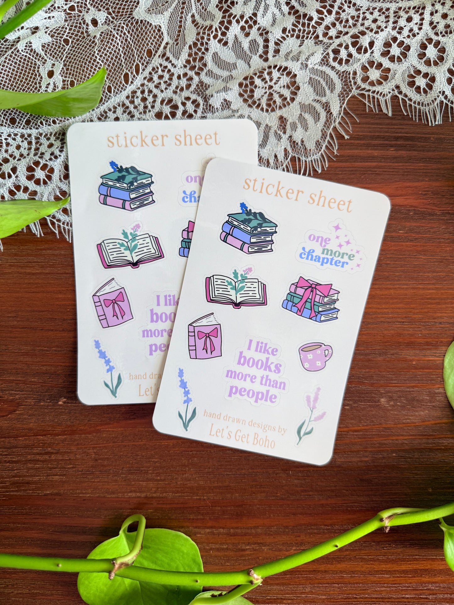 Bookish Sticker Sheet
