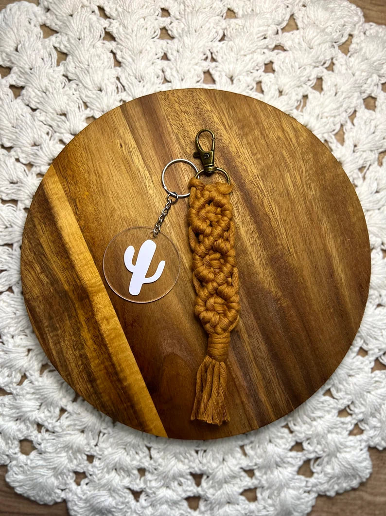 Cactus Acrylic Keychain