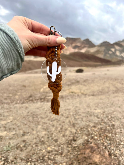 Cactus Acrylic Keychain