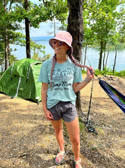 Camp More Worry Less Tee