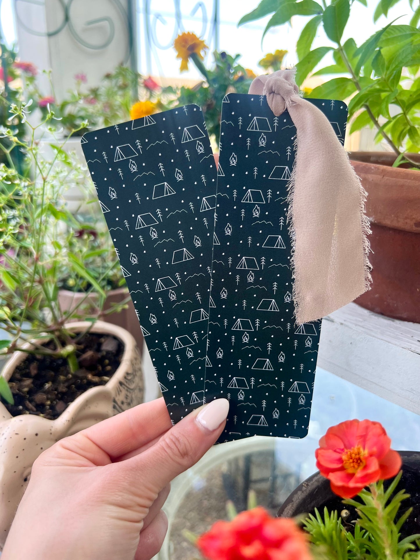 Camping Theme Bookmark