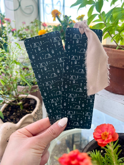 Camping Theme Bookmark