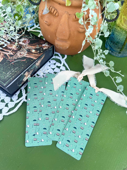 Camping and Reading Bookmark