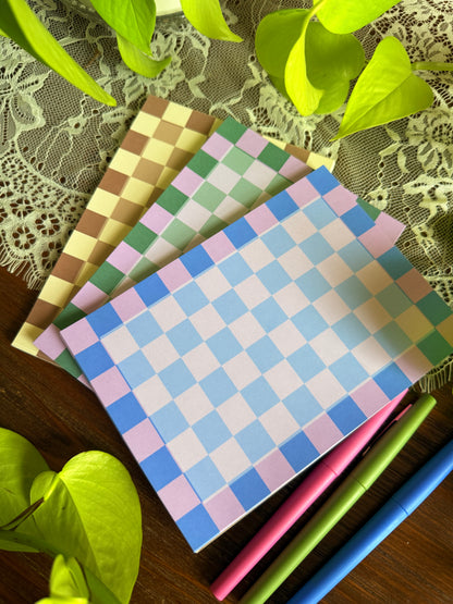 Checkered Notepad