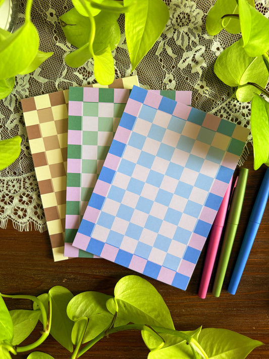 Checkered Notepad