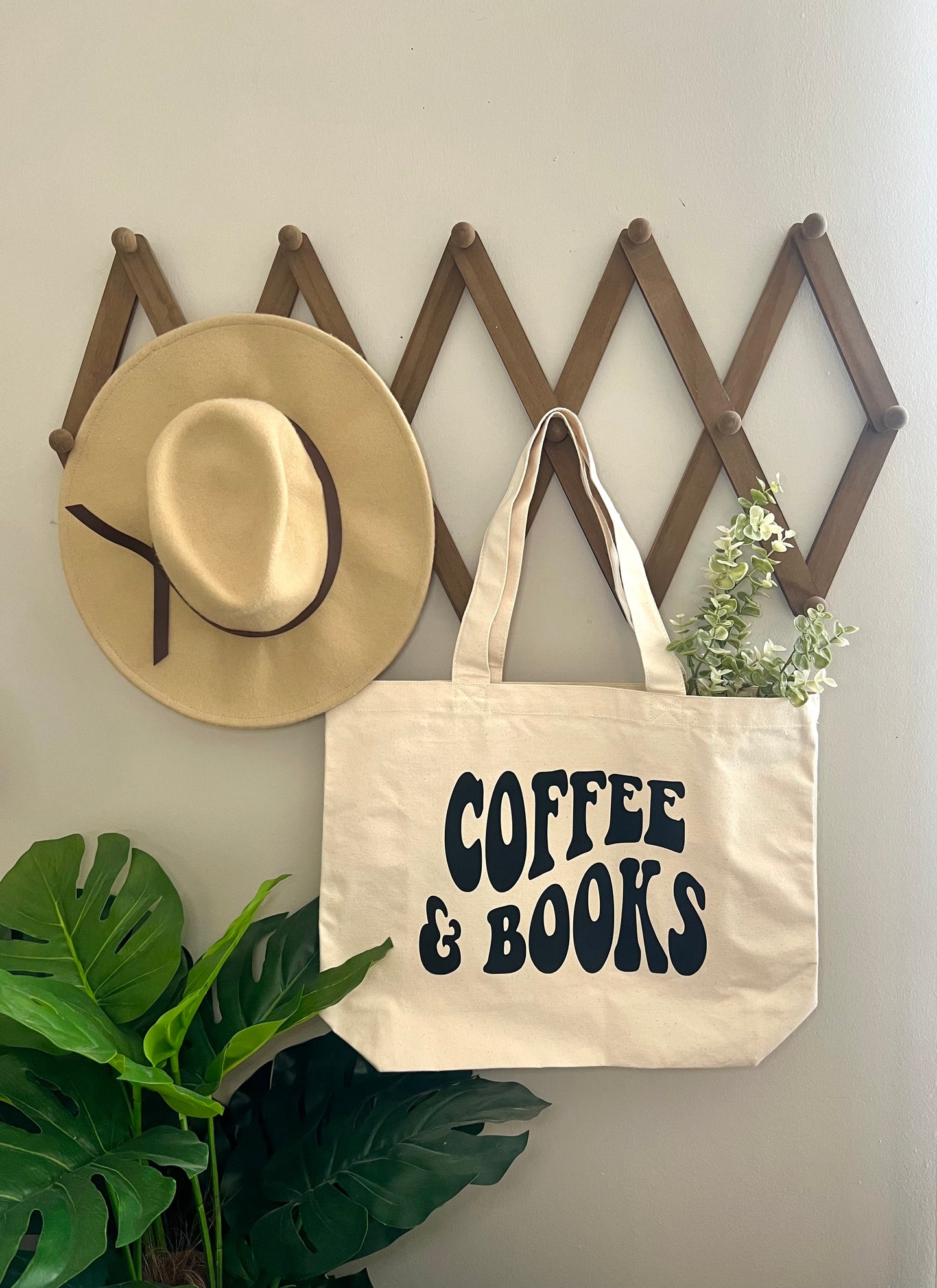 Coffee and Books Tote Bag