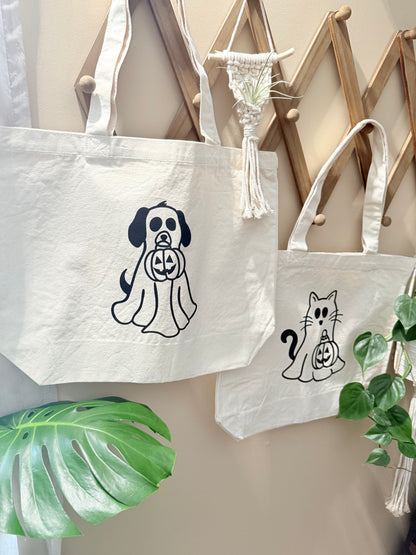 Dog/Cat Ghost Tote Bag