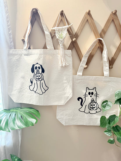 Dog/Cat Ghost Tote Bag