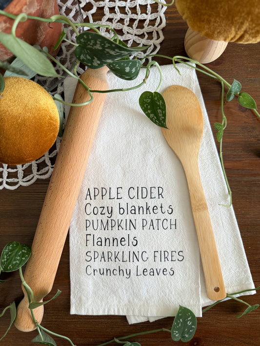 Fall Tea Towel