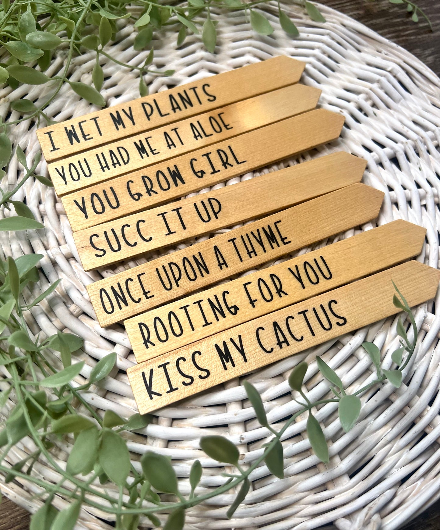 Funny Herb Plant Markers