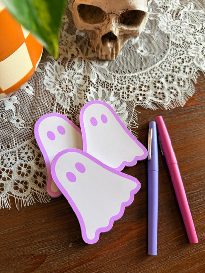Pink Ghost Mini Notepad