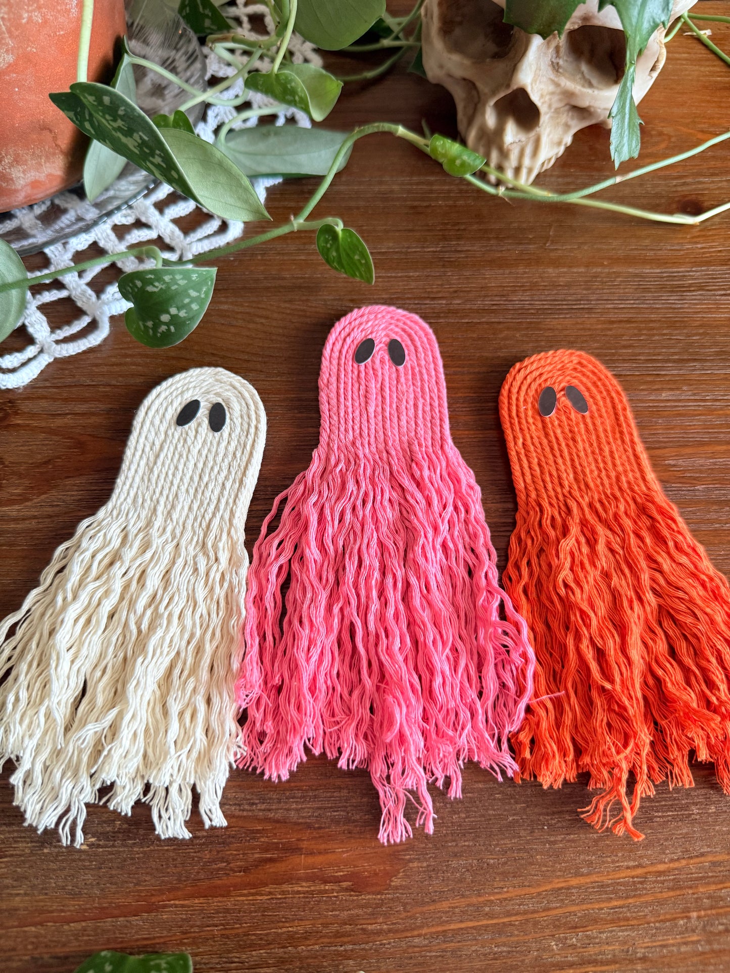 Macrame Ghost Magnet