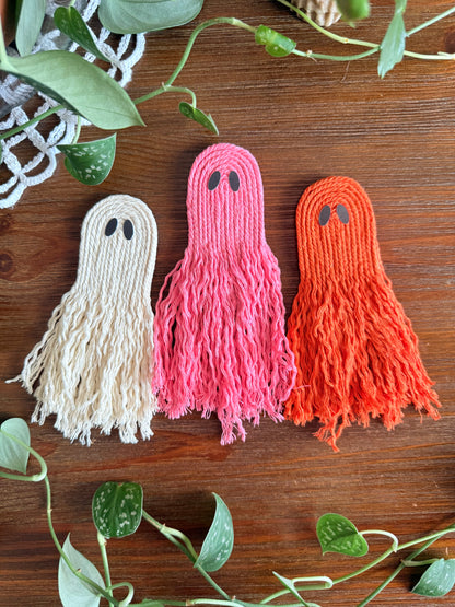 Macrame Ghost Magnet