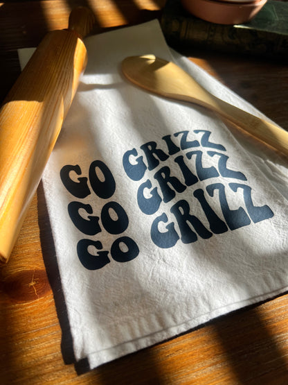 Go Grizz Tea Towel