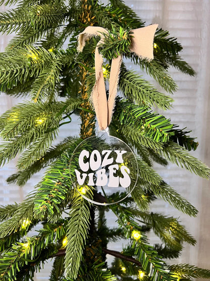 Groovy Christmas Acrylic Ornament