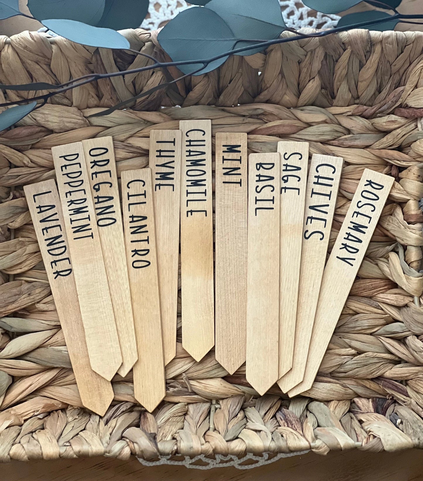 Herb Name Plant Markers