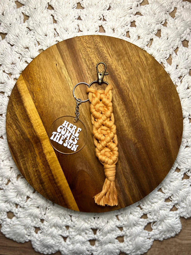 Here Comes the Sun Acrylic Keychain