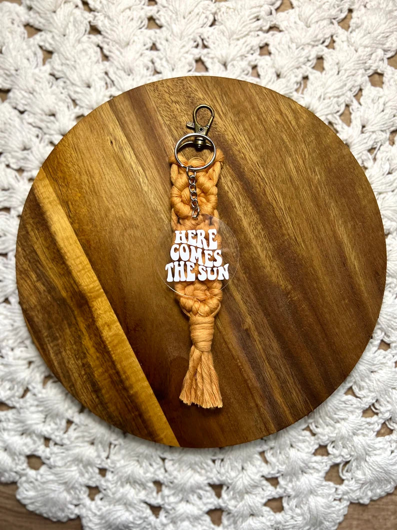 Here Comes the Sun Acrylic Keychain