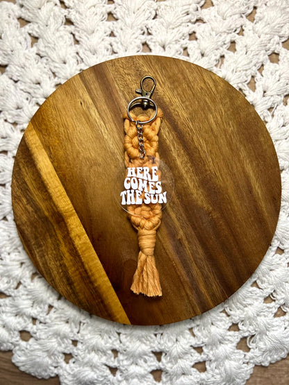 Here Comes the Sun Acrylic Keychain