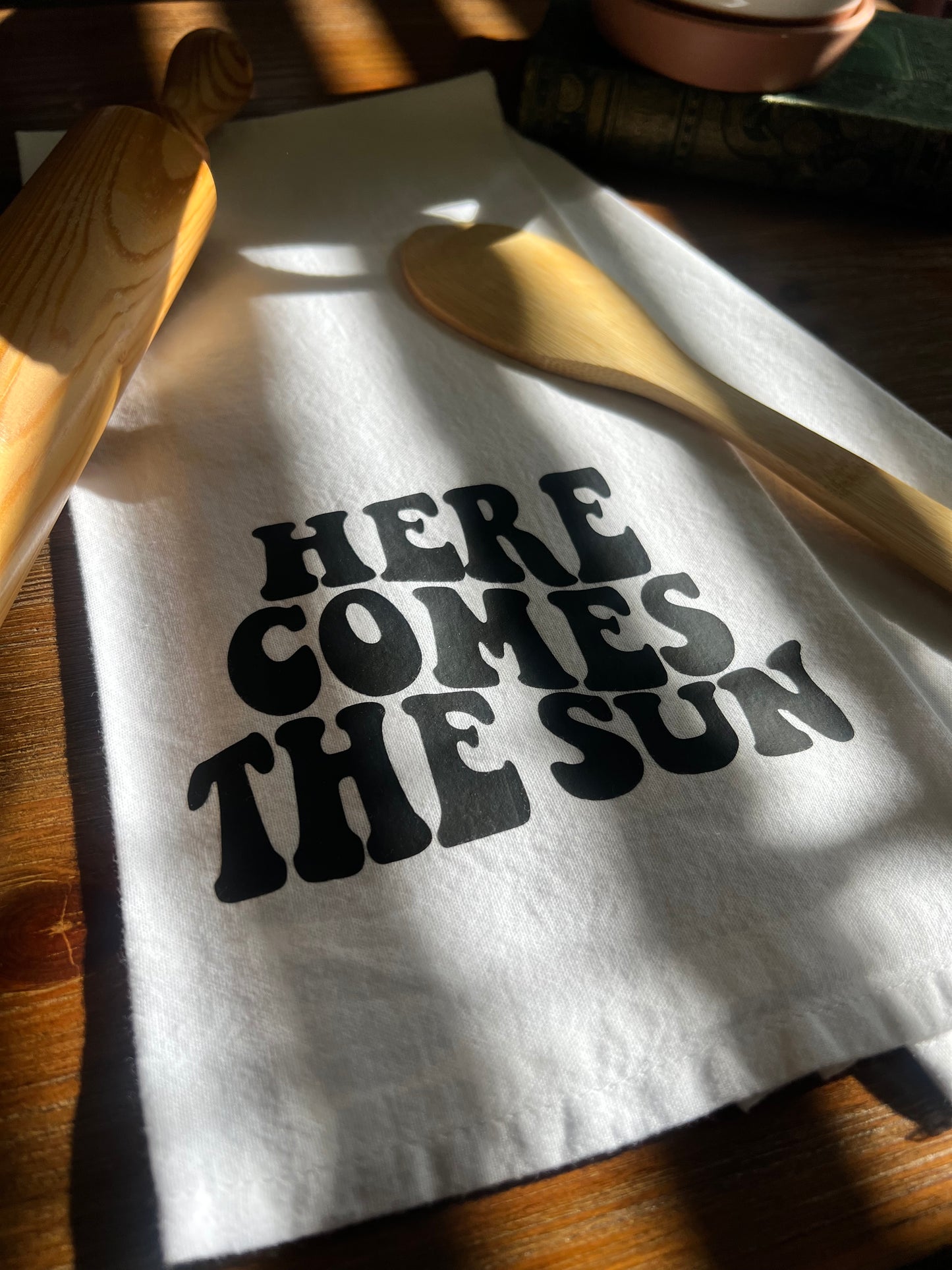Here Comes the Sun Tea Towel