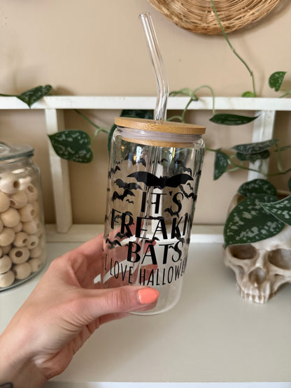 It's Freakin Bats Glass Cup
