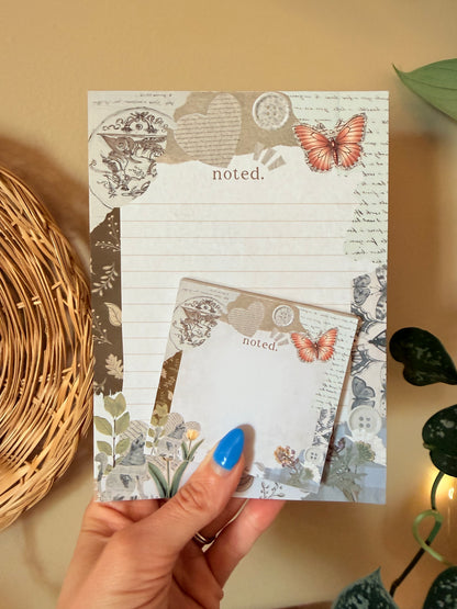 Junk Journal Style Stationery Set