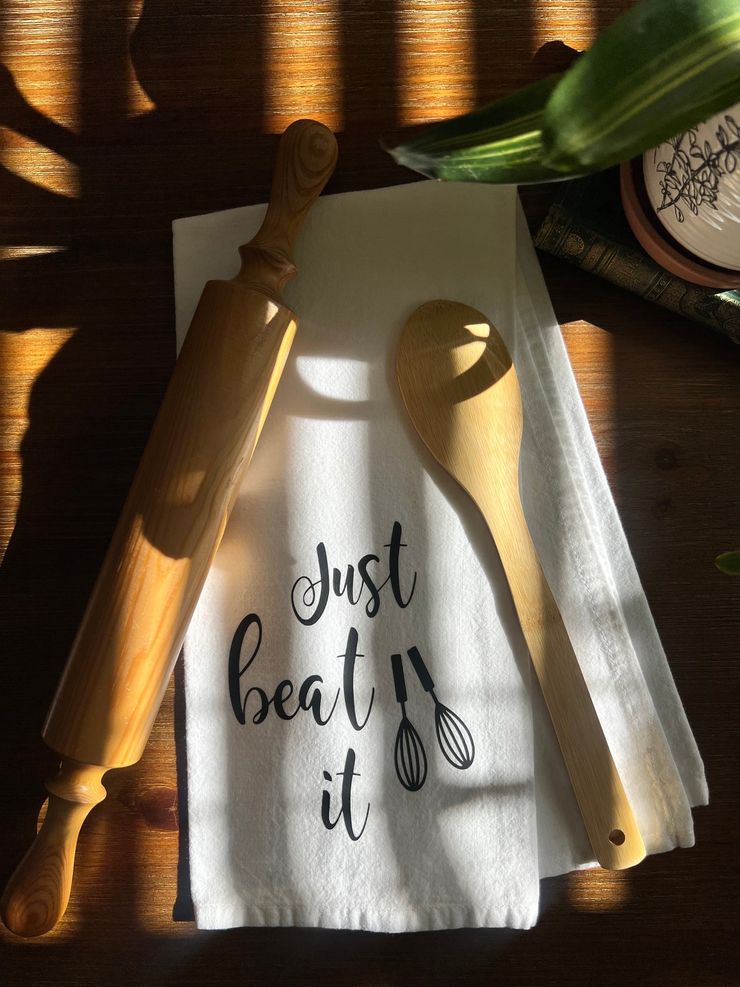 Just Beat It Tea Towel