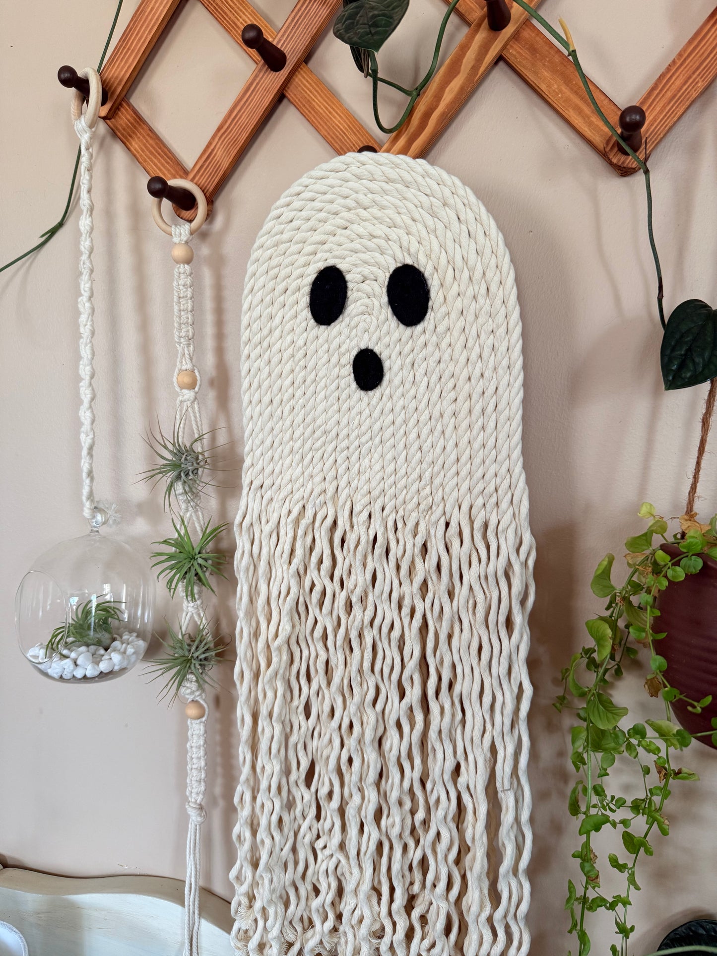 Macrame Ghost Wall Hanging