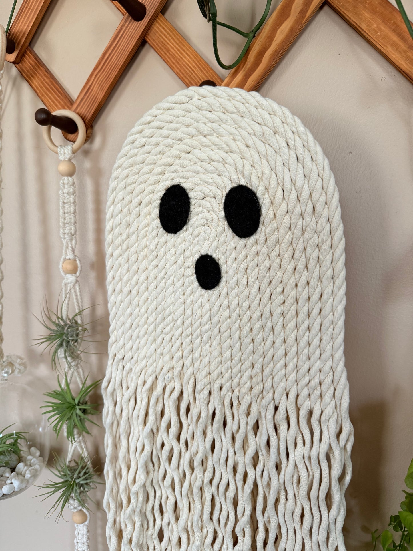 Macrame Ghost Wall Hanging