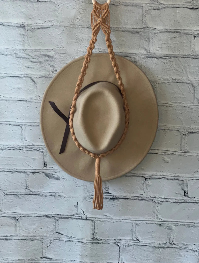 Macrame Hat Hanger