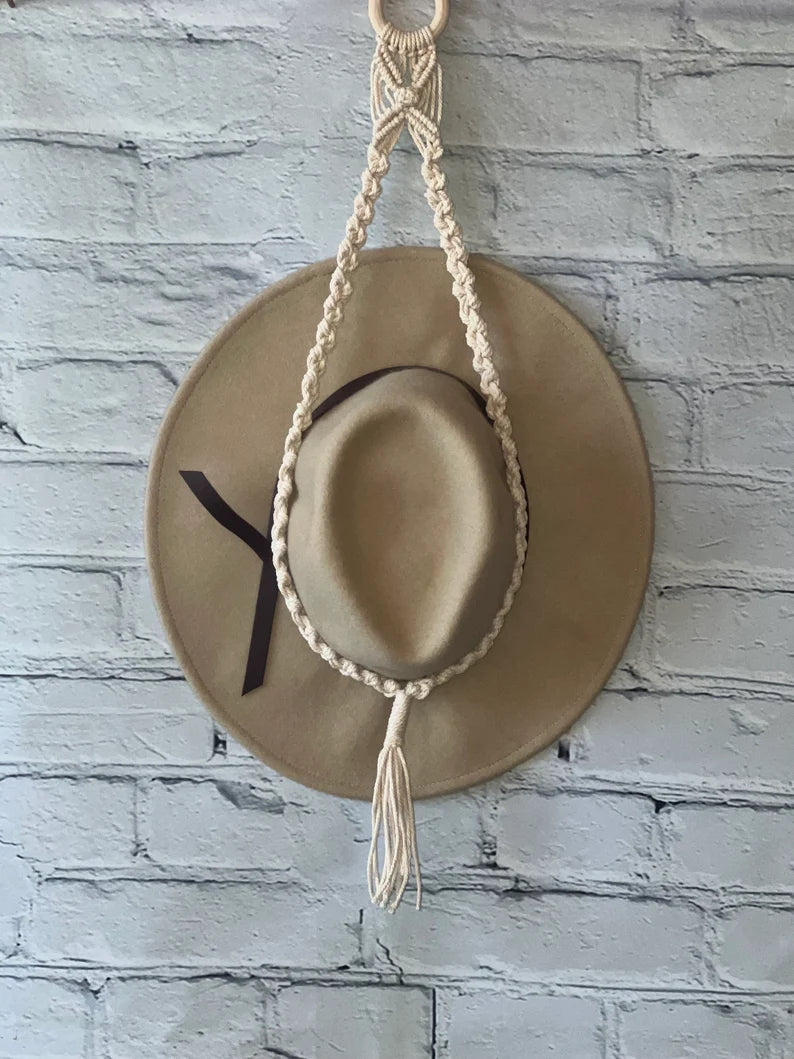 Macrame Hat Hanger