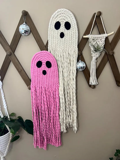 Macrame Ghost Wall Hanging Medium