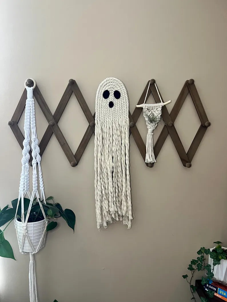 Macrame Ghost Wall Hanging Medium