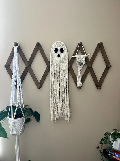 Macrame Ghost Wall Hanging Medium