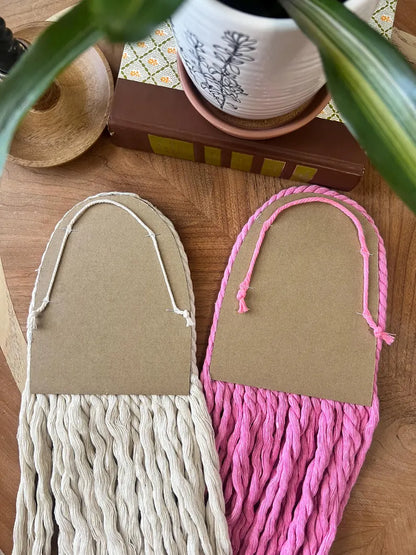 Macrame Ghost Wall Hanging Medium
