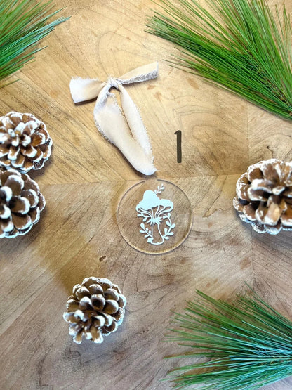 Mushroom Acrylic Ornament