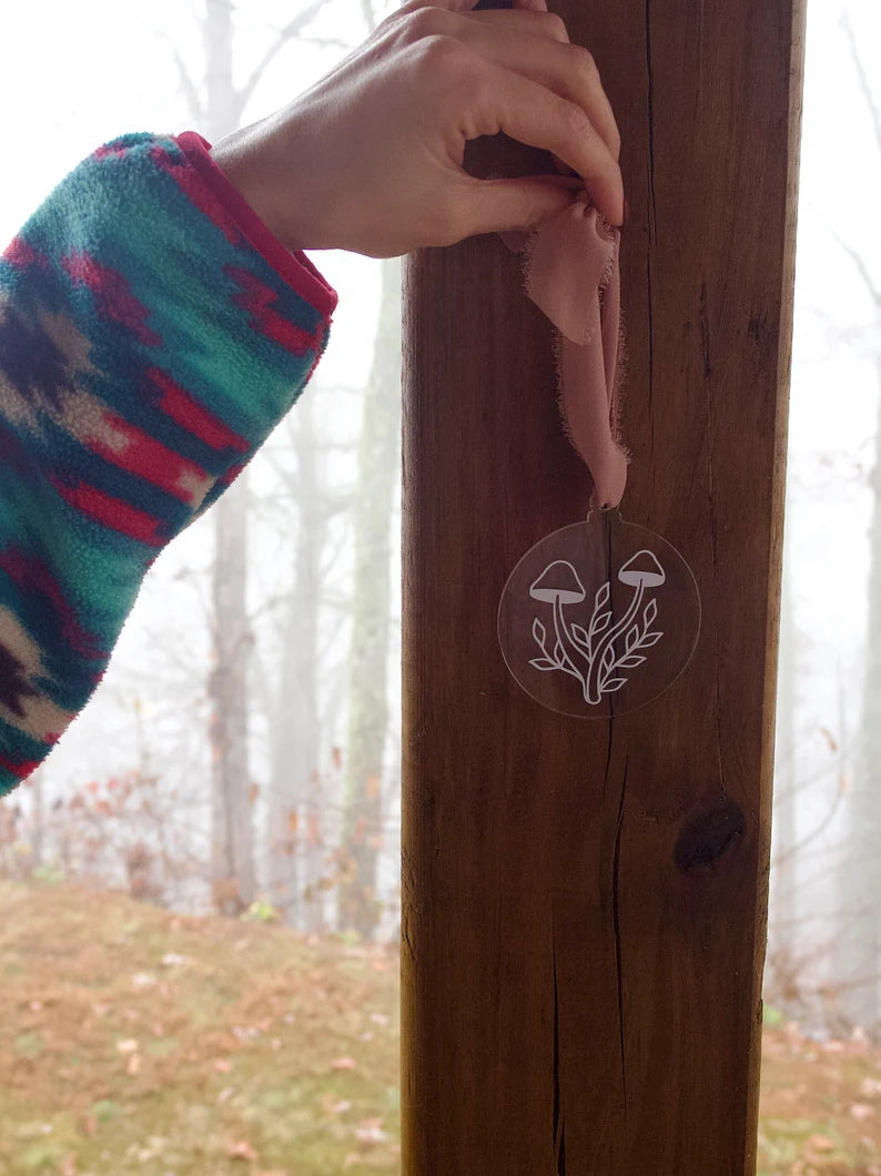 Mushroom Acrylic Ornament