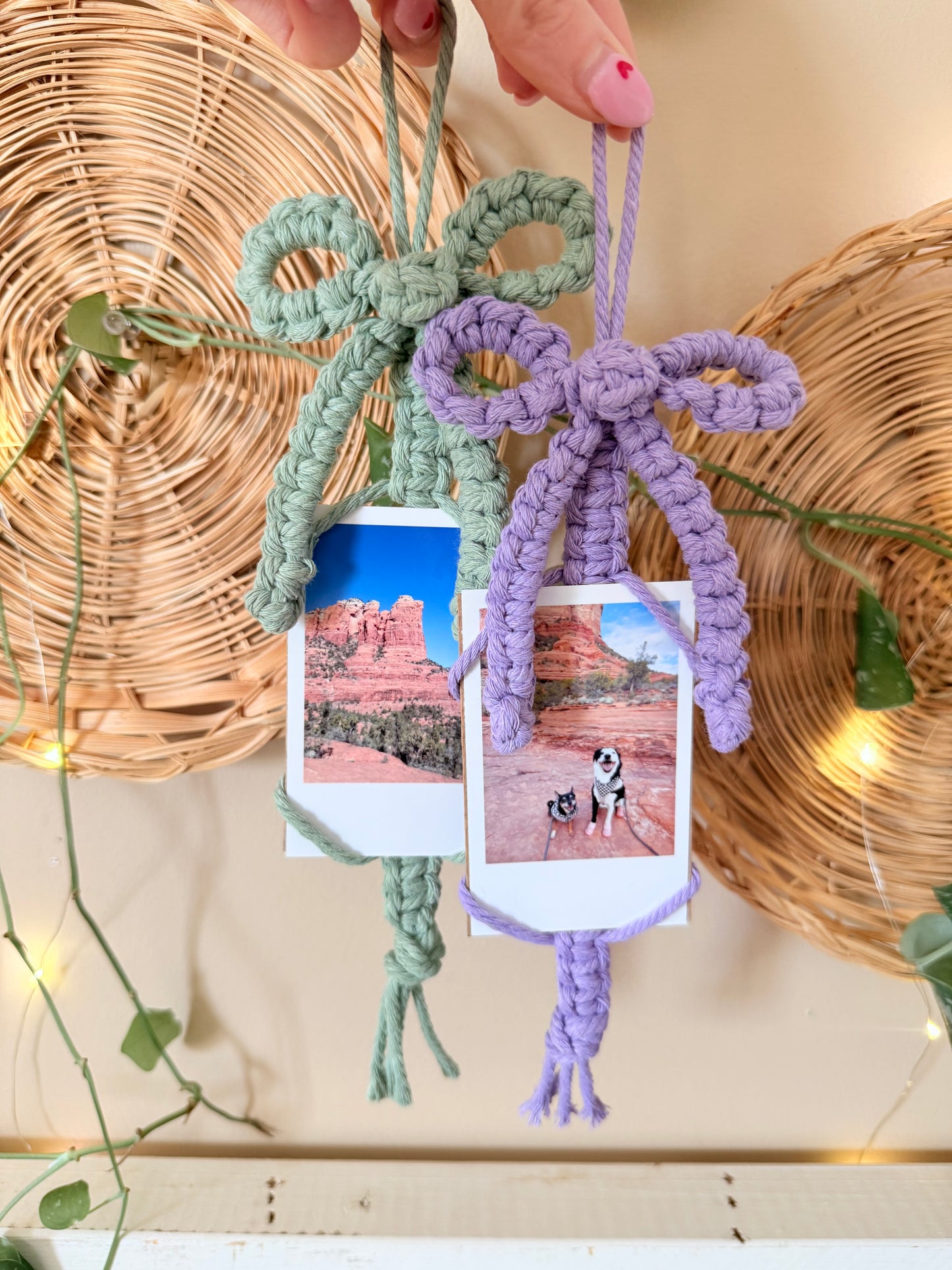 Macrame Picture Hanger