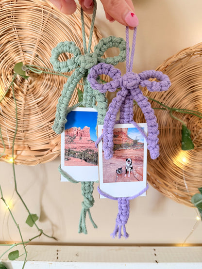 Macrame Picture Hanger